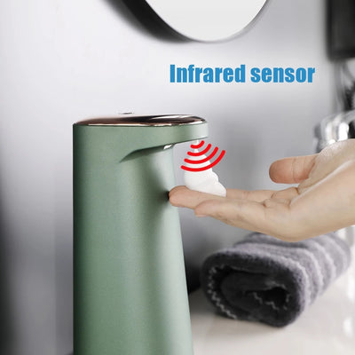New Automatic Soap Dispenser USB Rechargeable Foaming Touchless Hand Free Portable Foam Liquid Soap Dispenser For Bathroom