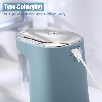 New Automatic Soap Dispenser USB Rechargeable Foaming Touchless Hand Free Portable Foam Liquid Soap Dispenser For Bathroom